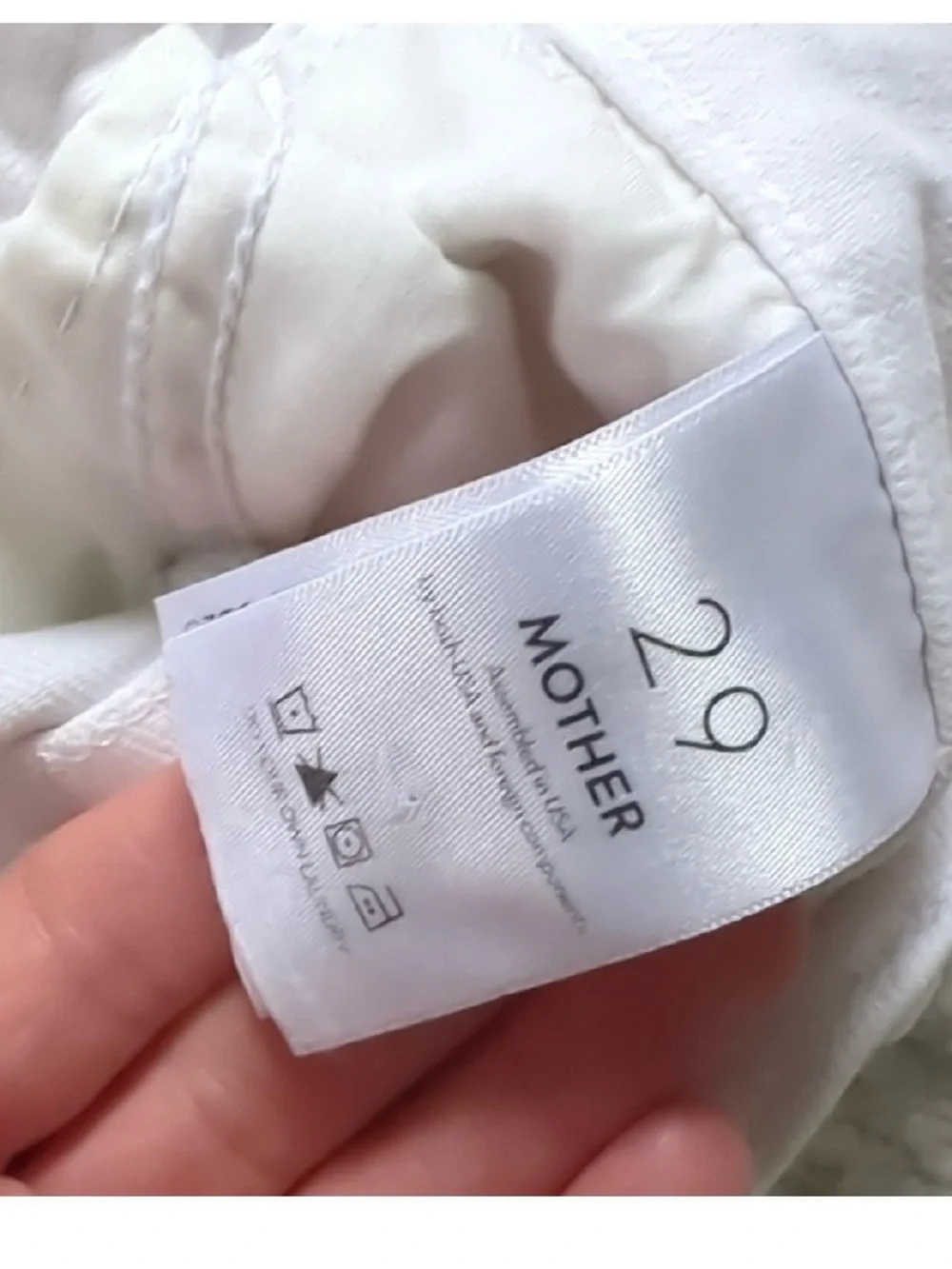 MOTHER The Hustler Ankle Fray Jeans Fairest Of Them All Size 29